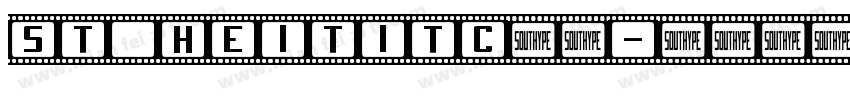 st heititc字体字体转换